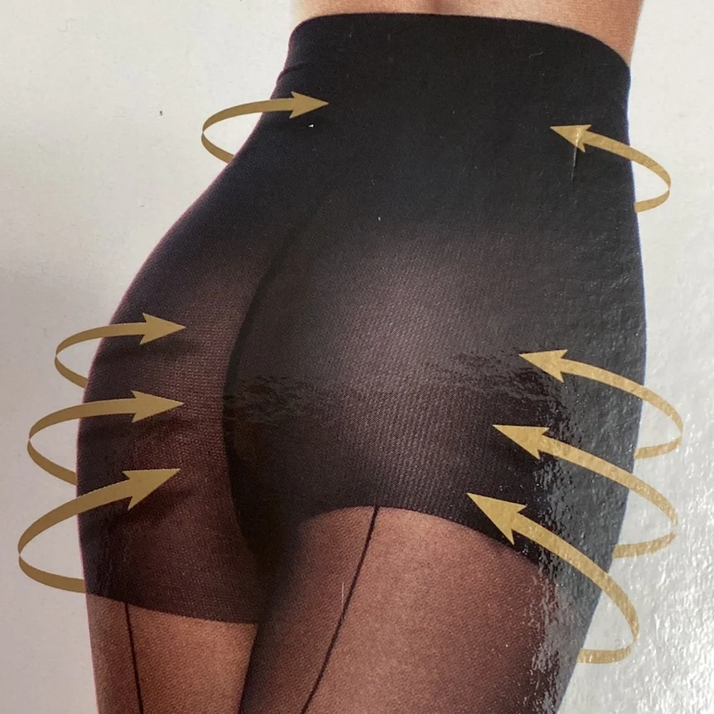 Panty hose Line Slim Support Elastic Fantasy Tights Europe new black color